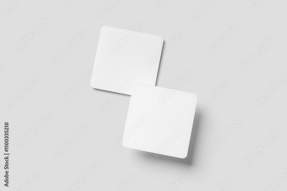 Square Coaster Mockup Square Coaster Mockup