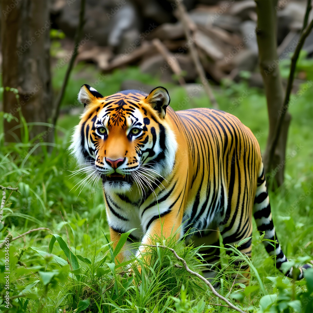 Obraz premium bengal tiger in the nature