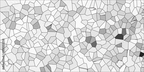 Abstract geometric mosaic broken tiles crystalized polygonal diamond shape vintage pattern broken quartz vector background. Vector illustrator of a stone tiled wall and floor pattern design.