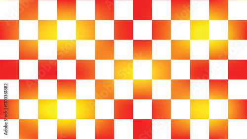 red and yellow gradient squares pattern background wallpaper