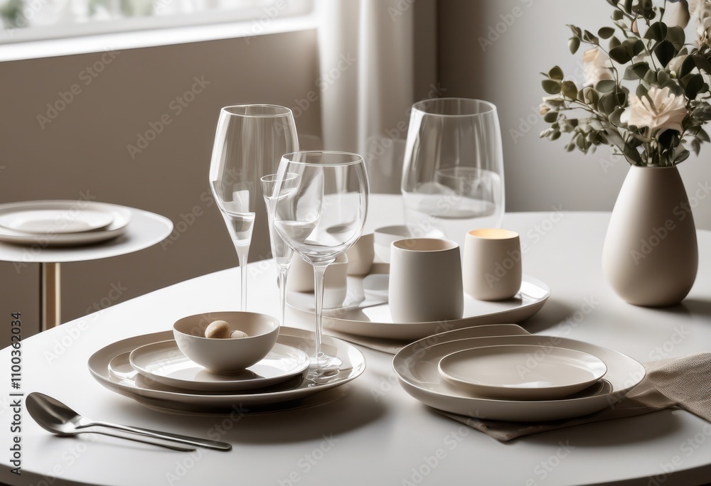 refreshing glass water stylish minimalist table decor clean lines serene aesthetics modern dining experience, acrylic, beverage, blend, bottled, bowl, breakable refreshing glass water stylish minimalist table decor clean lines serene aesthetics modern dining experience, acrylic, beverage, blend, bottled, bowl, breakable