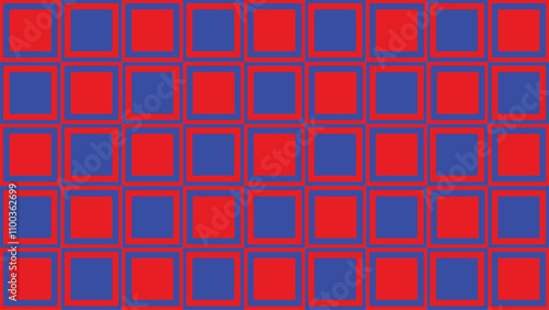 red and blue squares checkerboard pattern wallpaper