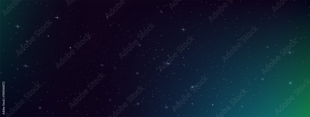 Obraz premium Starry night sky with astrological constellations. Space stars background.Space nebula and glittering stardust.