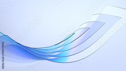 Fototapeta Naklejka Na Ścianę i Meble -  Abstract minimalist background design, 3d render