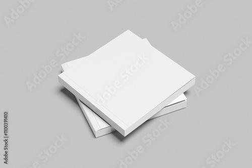 Square Cover Book Mockup