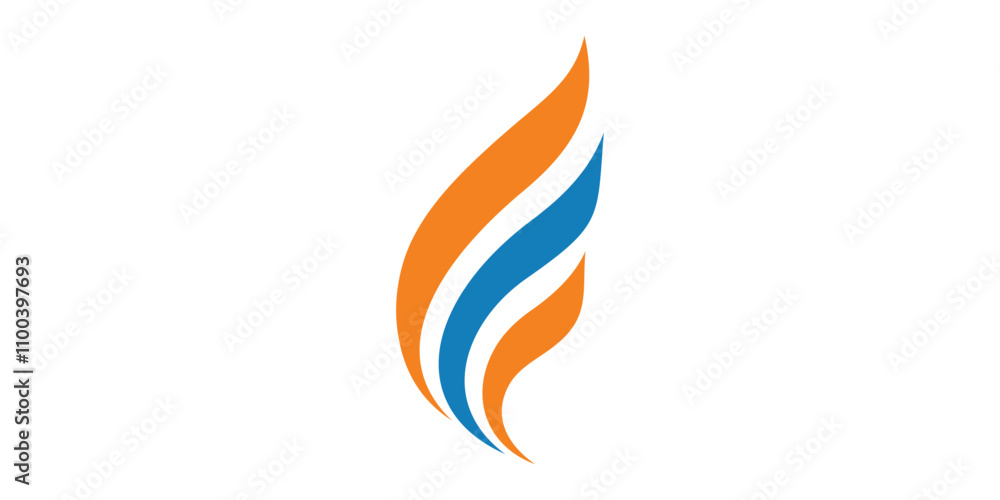 Obraz premium logo initials F icon vector