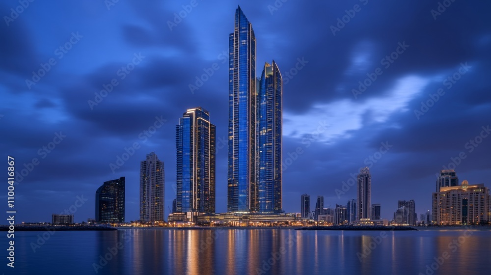 Obraz premium Sunset view