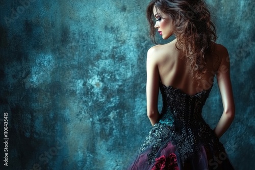 portrait of a woman in a dress