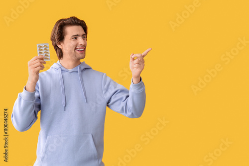 Handsome young happy man wi...