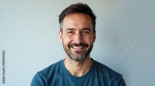 Portrait of a 30-Year-Old Turkish Man with a Subtle Smile