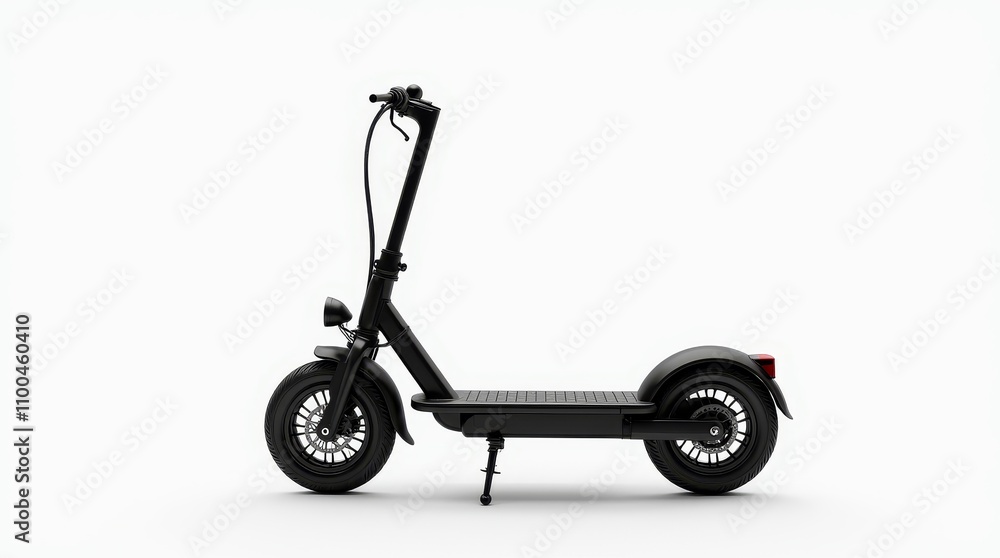 Fototapeta premium Isolated Electric Scooter on White Background