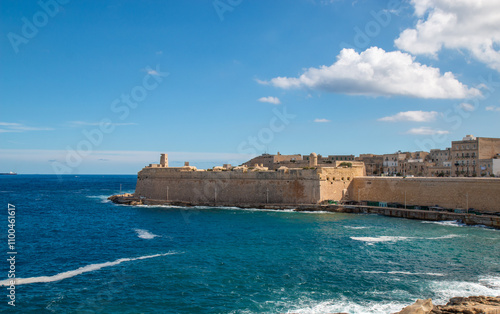Valletta (il-Belt Valletta) Granaries at Fort St. Elmo from St. Elmo Bay Xlokk South Eastern Region of Malta
