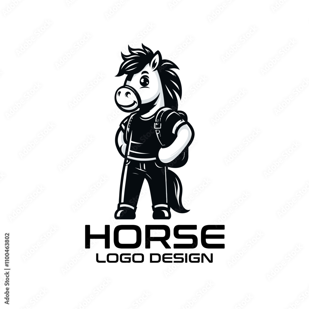 Obraz premium Horse Vector Logo Design