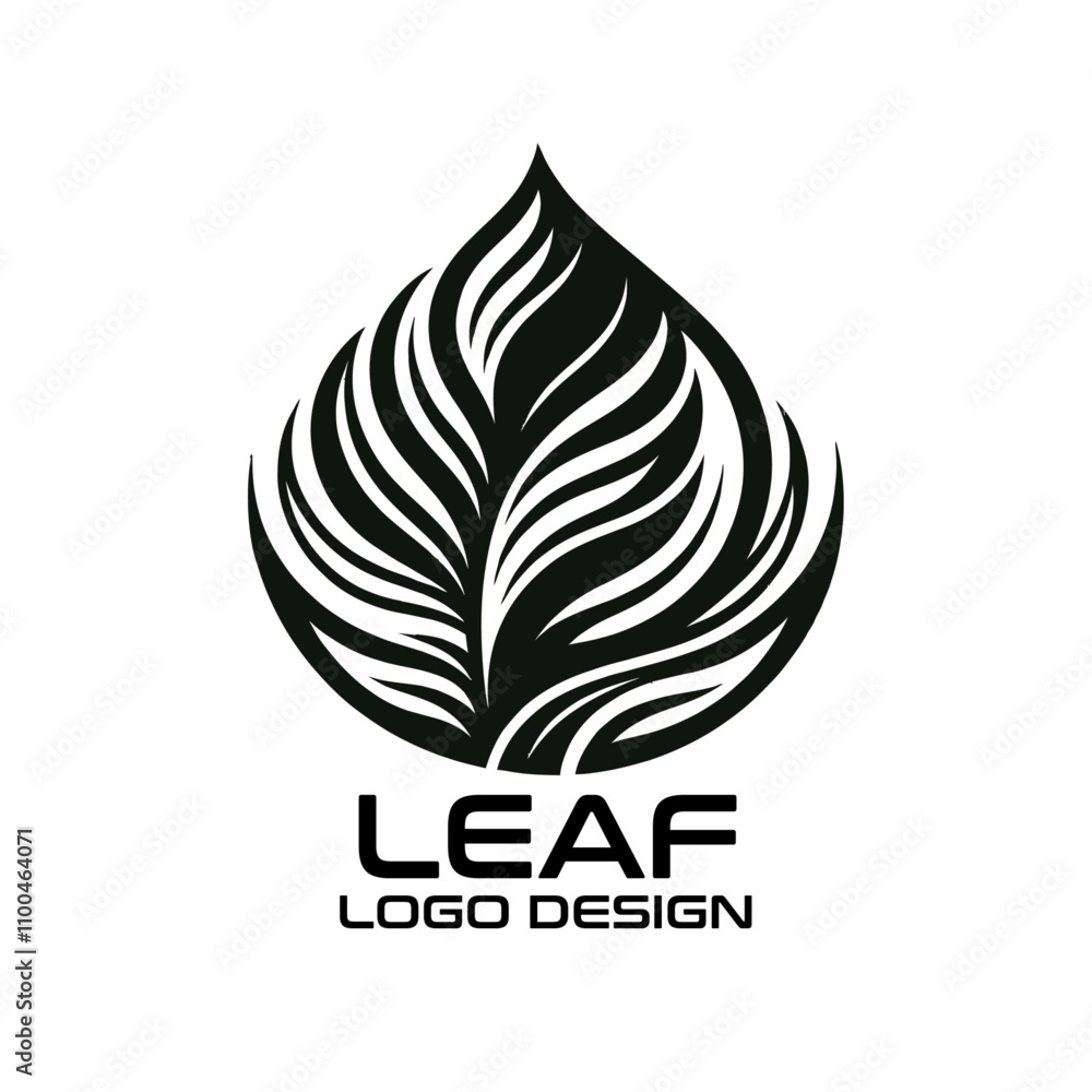 Fototapeta premium Leaf Vector Logo Design