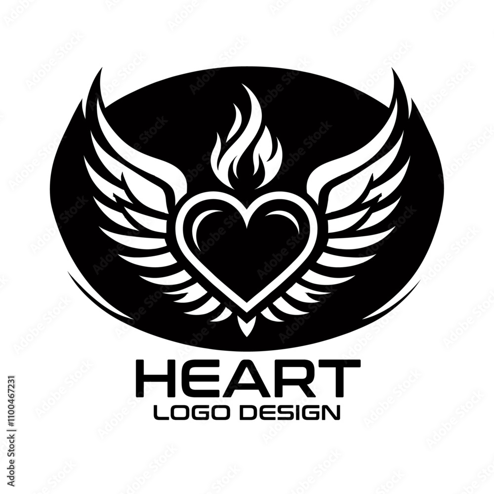 Obraz premium Heart Vector Logo Design