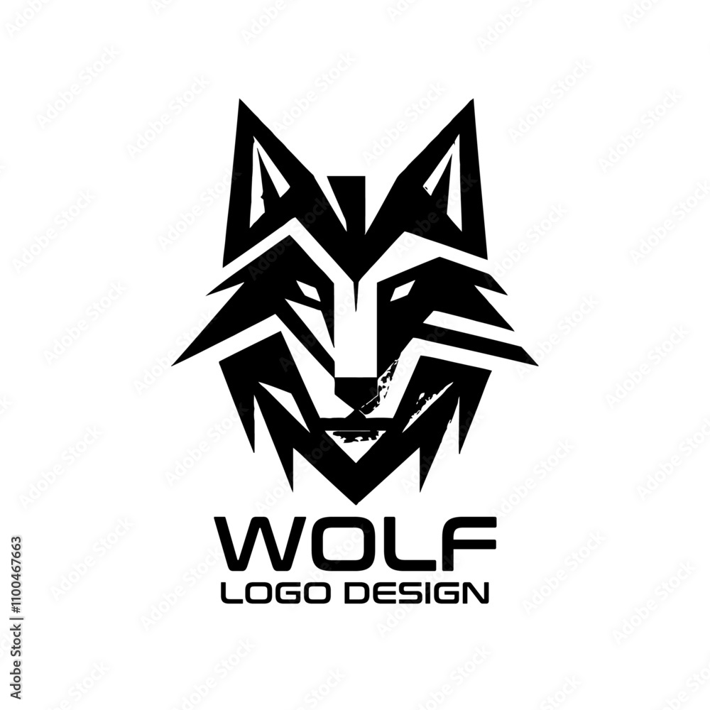 Fototapeta premium Wolf Vector Logo Design