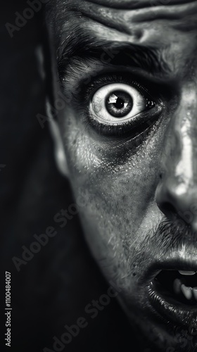 scared man.