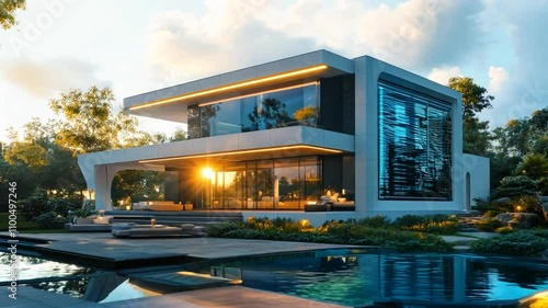 Wallpaper Mural Modern Smart Home Design with Futuristic Features Torontodigital.ca