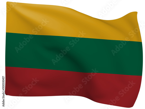Free Download 3d Lithuania flags. - GFXLoad