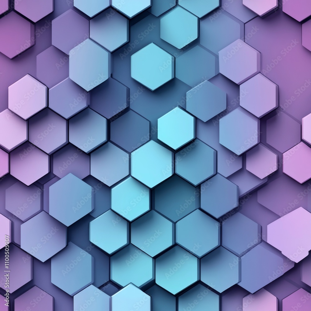 Fototapeta premium Abstract Hexagon Pattern Design