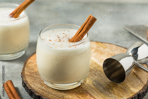 Sweet Homemade White Christmas Eggnog
