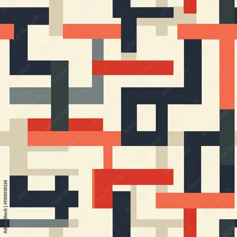 Obraz premium Geometric Abstract Architecture Design Pattern