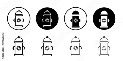 Fire hydrant icon Art design illustration