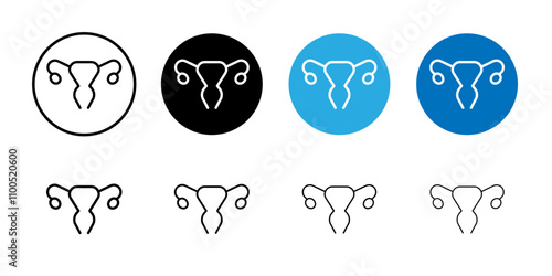 Gynecology icon Art design illustration