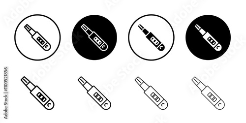 Pregnancy test icon Art design illustration