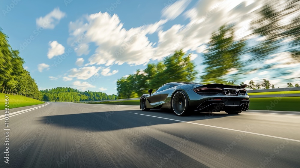 Fototapeta premium Fast drive