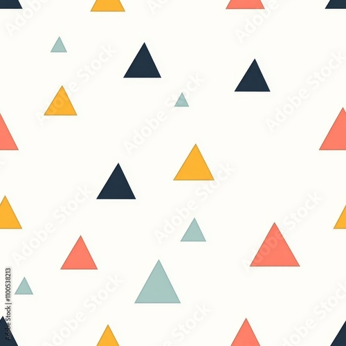 Free Download Colorful Triangles Pattern Design - GFXLoad
