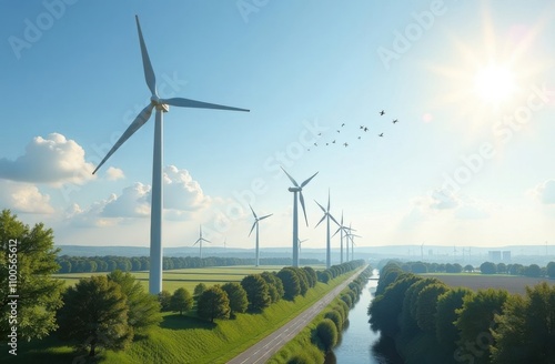 windmills, green energy