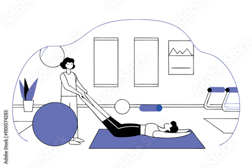 Center providing care and therapy to help individuals regain function and stability after illness or injury