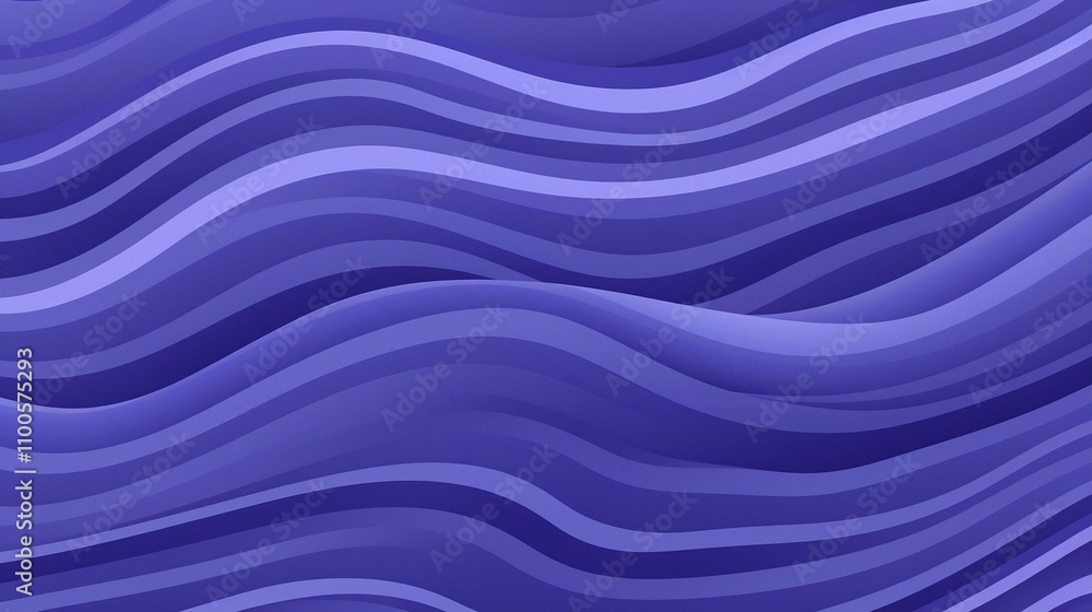 Fototapeta premium Blue Water Wave Texture Digital Art Wallpaper Design