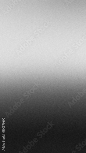 Gradient black and white grey monochrome noise grain texture vertical background banner
