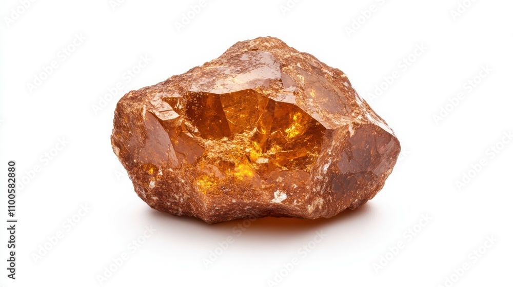 Obraz premium Nugget isolated on white background, full depth of field