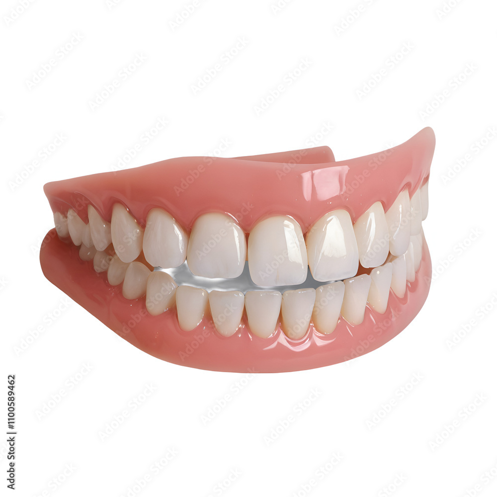 Fototapeta premium teeth isolated on white