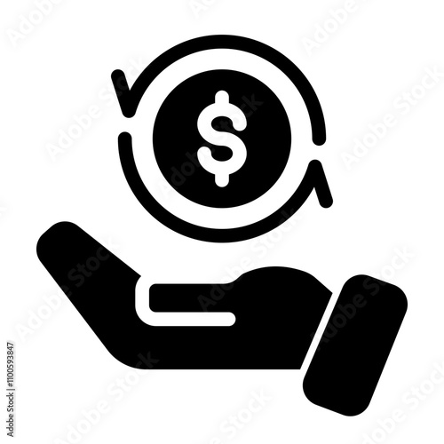 Return on investment, finance consolidation, budget planning, savings account, income growth, long term investment, refinancing concept, vector flat icon