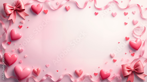 Romantic Valentine's Day Heart Pattern Design