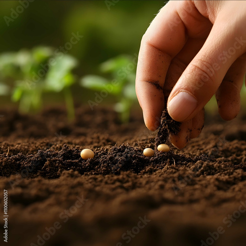 based on the idea of being rich fertile soil open and ready to receive the seeds of Yahuahs Word photo