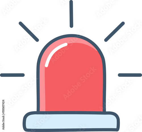 Siren to warn of danger, danger, escape, caution, warning, flashing light, police, ambulance, 119, 911, fire truck, fire, patrol, emergency exit