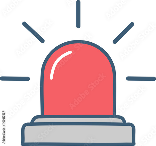 Siren to warn of danger, danger, escape, caution, warning, flashing light, police, ambulance, 119, 911, fire truck, fire, patrol, emergency exit