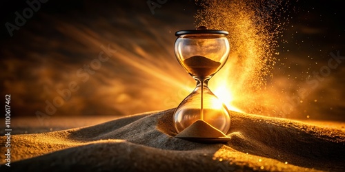 Capturing the Essence of Time: A Low Light Photography Scene Emphasizing Urgency and the Importance of Seizing the Day Before It's Too Late