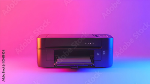 3D Render of a Modern Printer