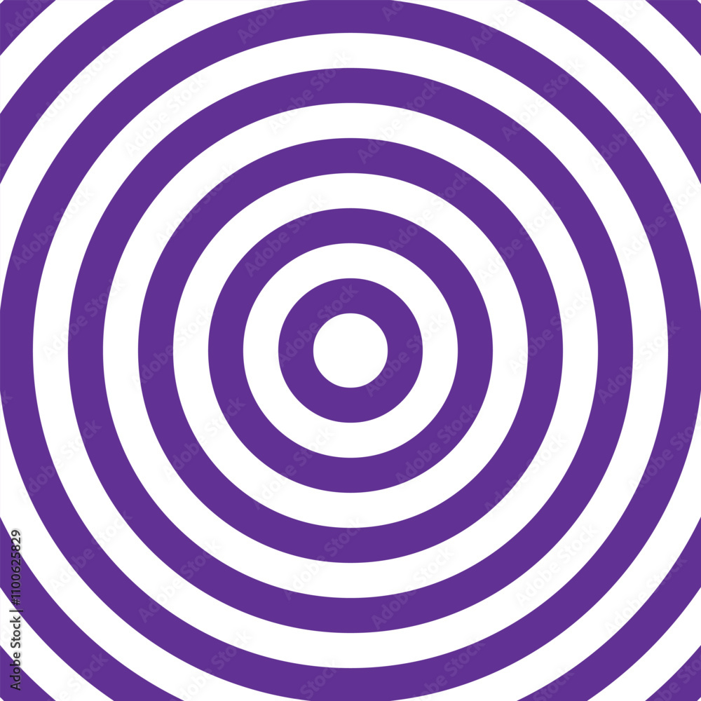 Fototapeta premium Target abstract background. Black and white texture. Color optical ilusion pattern.