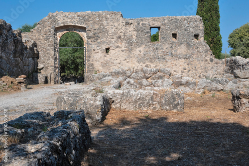 Ruins of Necromanteion of Acheron, Epirus, Greece photo