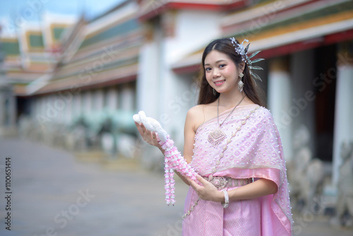 Portrait of a beautiful thai woman