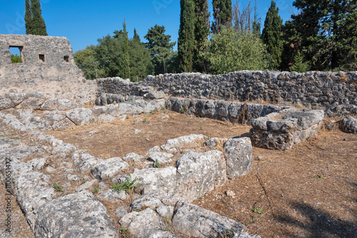 Ruins of Necromanteion of Acheron, Epirus, Greece photo