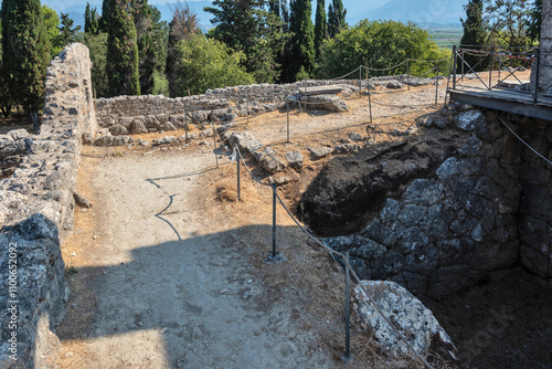 Ruins of Necromanteion of Acheron, Epirus, Greece photo