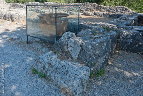 Ruins of Necromanteion of Acheron, Epirus, Greece photo